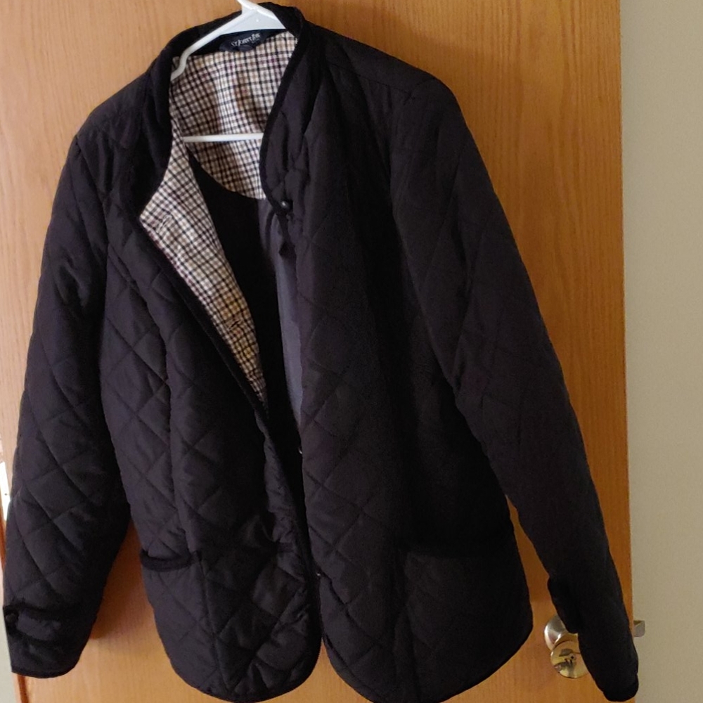 Black barn coat